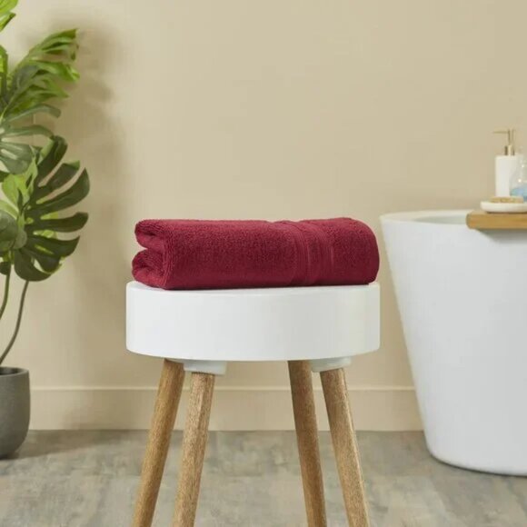 COPY - Mainstays Performance Solid Bath Towel, 54" x 30", Crimson Red - Picture 7 of 7